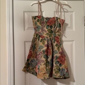 Floral Tapestry Dress